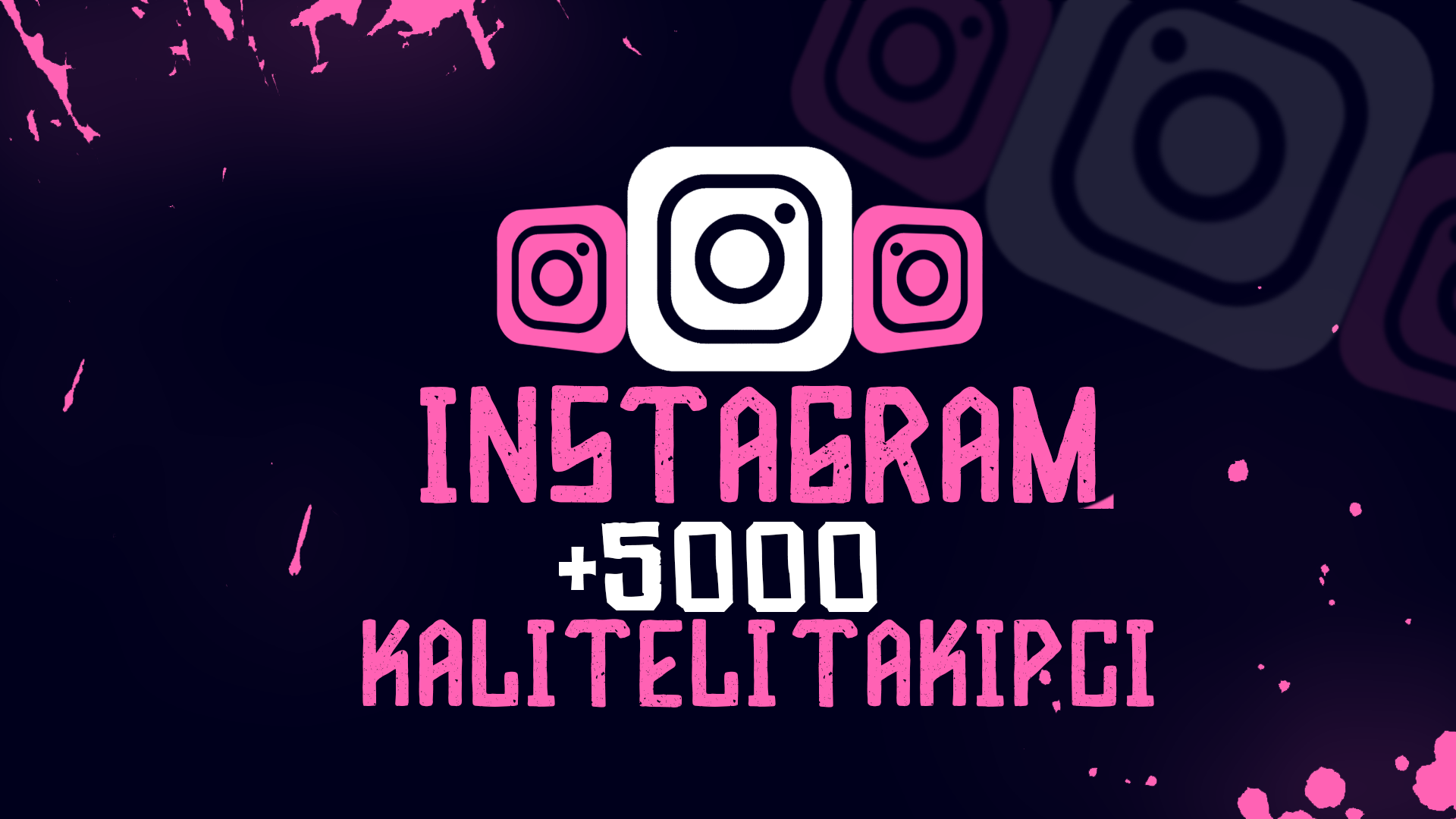 [DÜŞÜŞ YOK] +5.000 instagram kaliteli takipçi