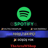  Spotify 1000 takipçi/Playlist takipçi