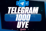 ⭐️ [DÜŞÜŞSÜZ!] 1000 TELEGRAM ÜYE ⭐