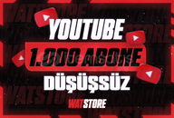 ⚡[DÜŞÜŞSÜZ] YouTube 1.000 Abone⚡
