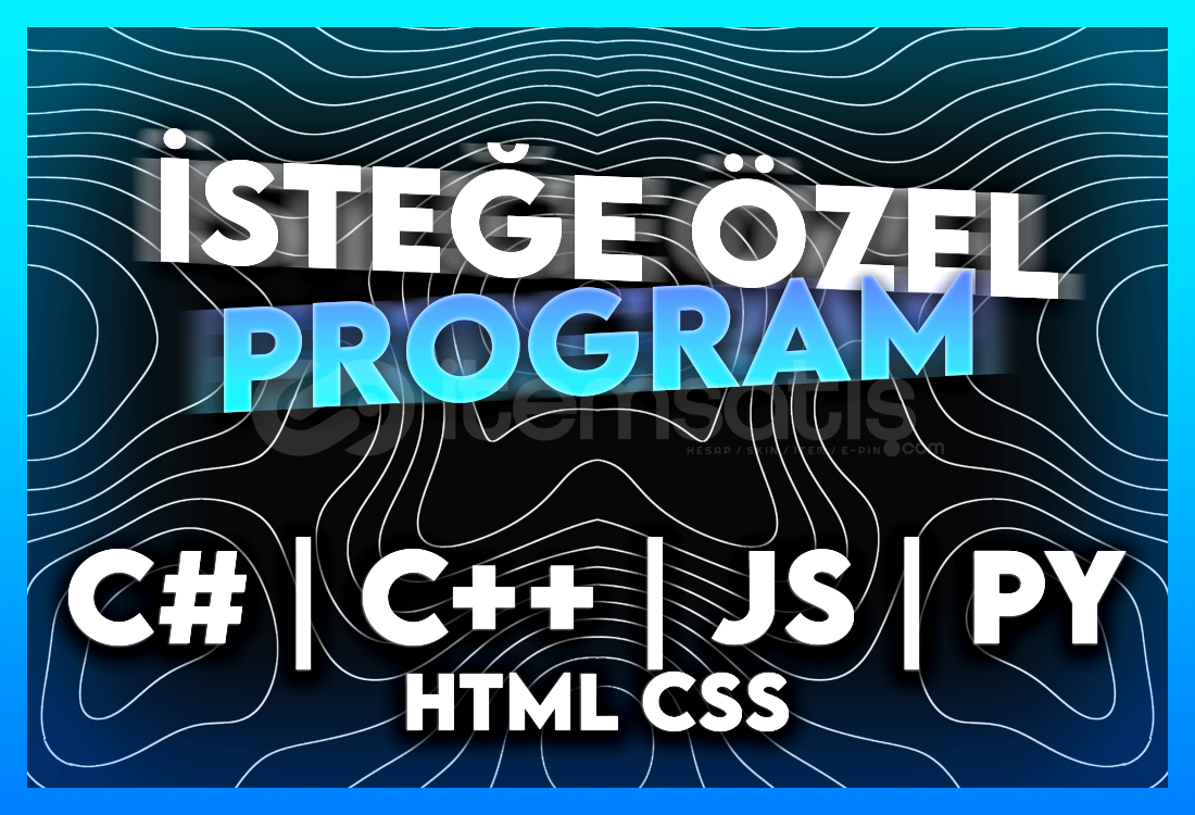 ⭐️ İSTEDİĞİNİZ HER ŞEYİ KODLUYORUM! ⭐️ İSTEDİĞİNİZ HER ŞEYİ KODLUYORUM!