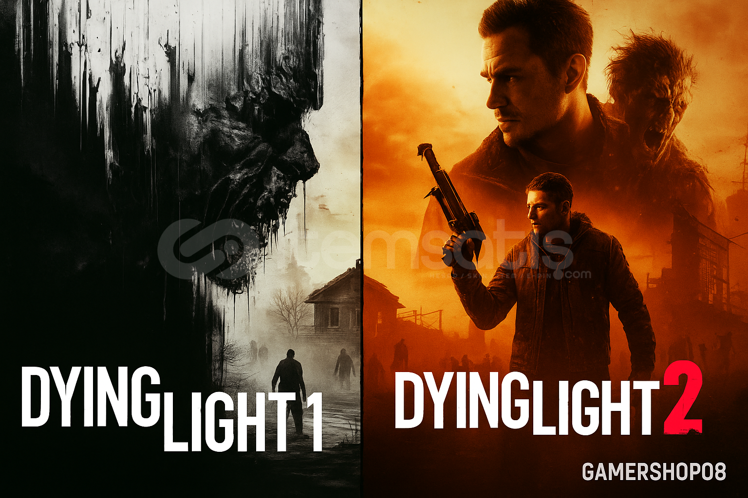 Dying light 1 + Dying light 2 PS4&PS5  Dying light 1 + Dying light 2 PS4&PS5