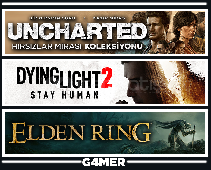 Dying Light 2 + UNCHARTED + Elden Ring Dying Light 2 + UNCHARTED + Elden Ring