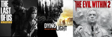 DYİNG LİGHT+ THE LAST OF US+ THE EWİL WİTHİN 2 