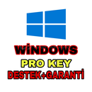 Windo ws 10/11 Pro Key GARANTİ + DESTEK