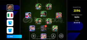 E football 3196 kg hesap