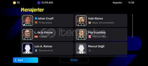 e-football max 3172 kadrolu hesap