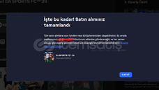 EA FC 26 STANDART EDİTİON UCUZA VERİYORUM.