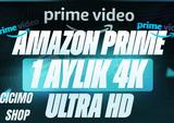 ✅Amozon Prime 1 Ay 4K ULTRA HD+GARANTİ