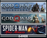 God of War + GOW Ragnarök + Spider Man Miles