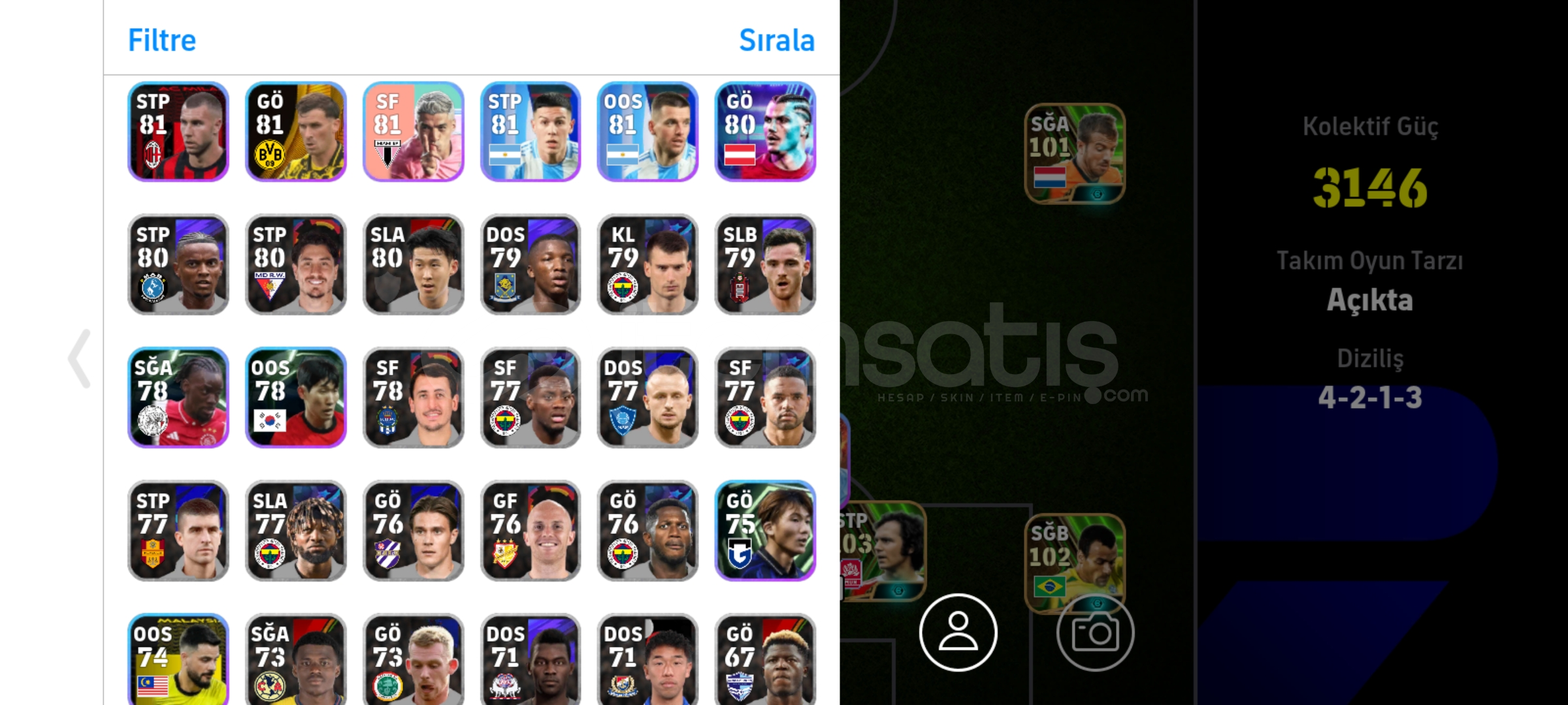 EFOOTBAL 103 ROMARİO HESAP EFOOTBAL 103 ROMARİO HESAP