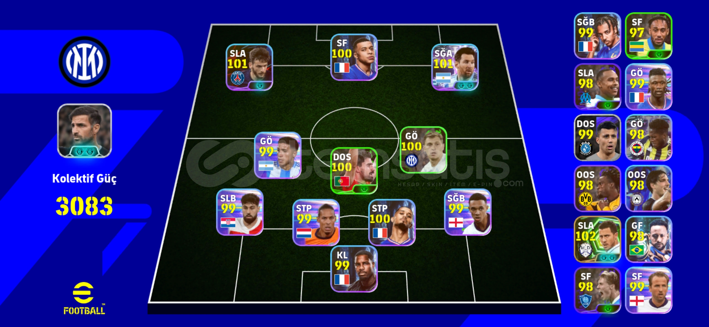 Efootbal başlangıç hesabı  Efootbal başlangıç hesabı