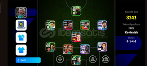 Efootbal mükemmel defanslı hesap