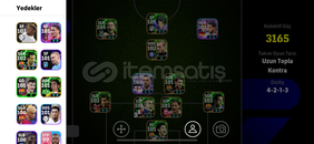 Efootball 3165 Kolektif Güçlü Hesap