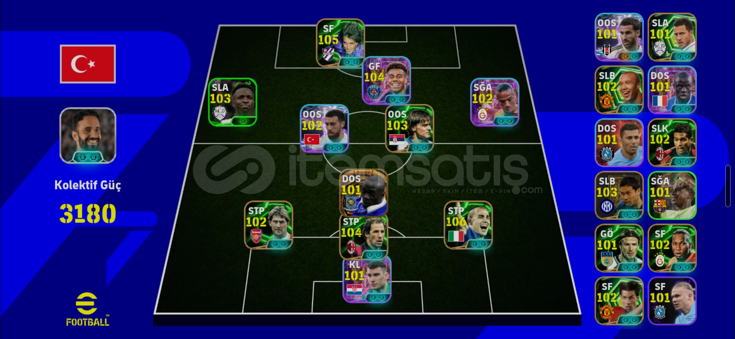 Efootball 3180 kadro daha iyisi yok Efootball 3180 kadro daha iyisi yok