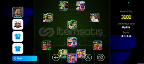 Efootball 3181 kg 104 hazardlı hesap