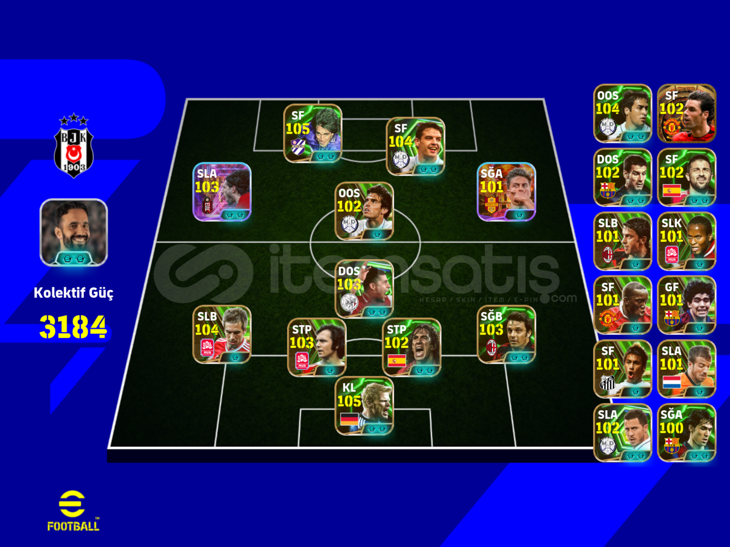 ⭐️EFOOTBALL 3184 KOLEKTİFF HESAP⭐️ ⭐️EFOOTBALL 3184 KOLEKTİFF HESAP⭐️