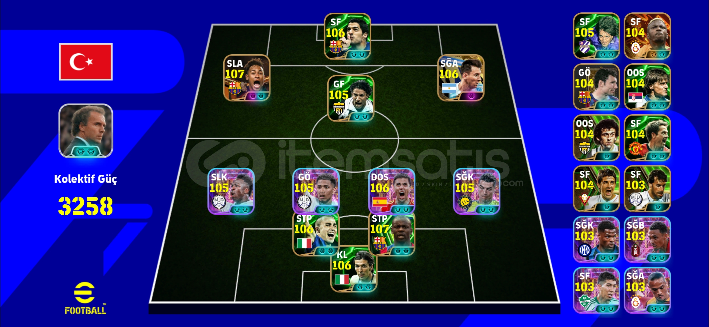 ⚡️Efootball 3260 KG Rezervi Müq Hesap⚡️ ⚡️Efootball 3260 KG Rezervi Müq Hesap⚡️