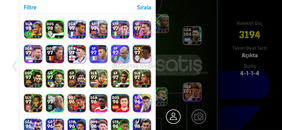 Efootball Efsane 3194 kg hesap