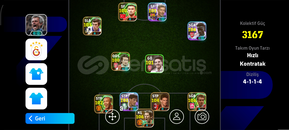 eFootball footbol hesabı 