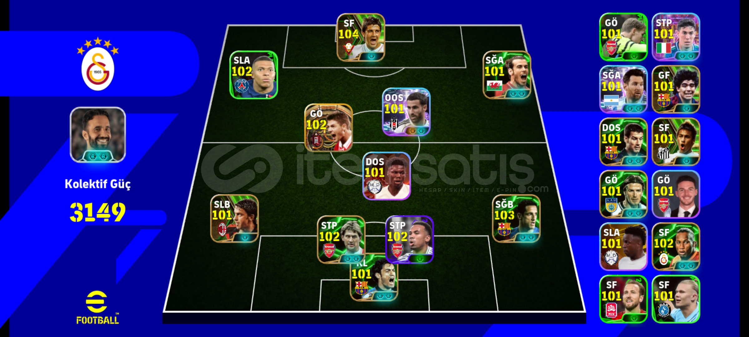 Efootball hesab 3143 Luk emek hesabı  Efootball hesab 3143 Luk emek hesabı
