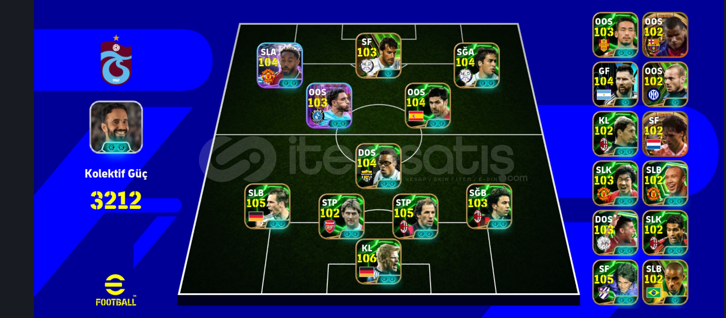 Efootball hesabı 1 bombacı