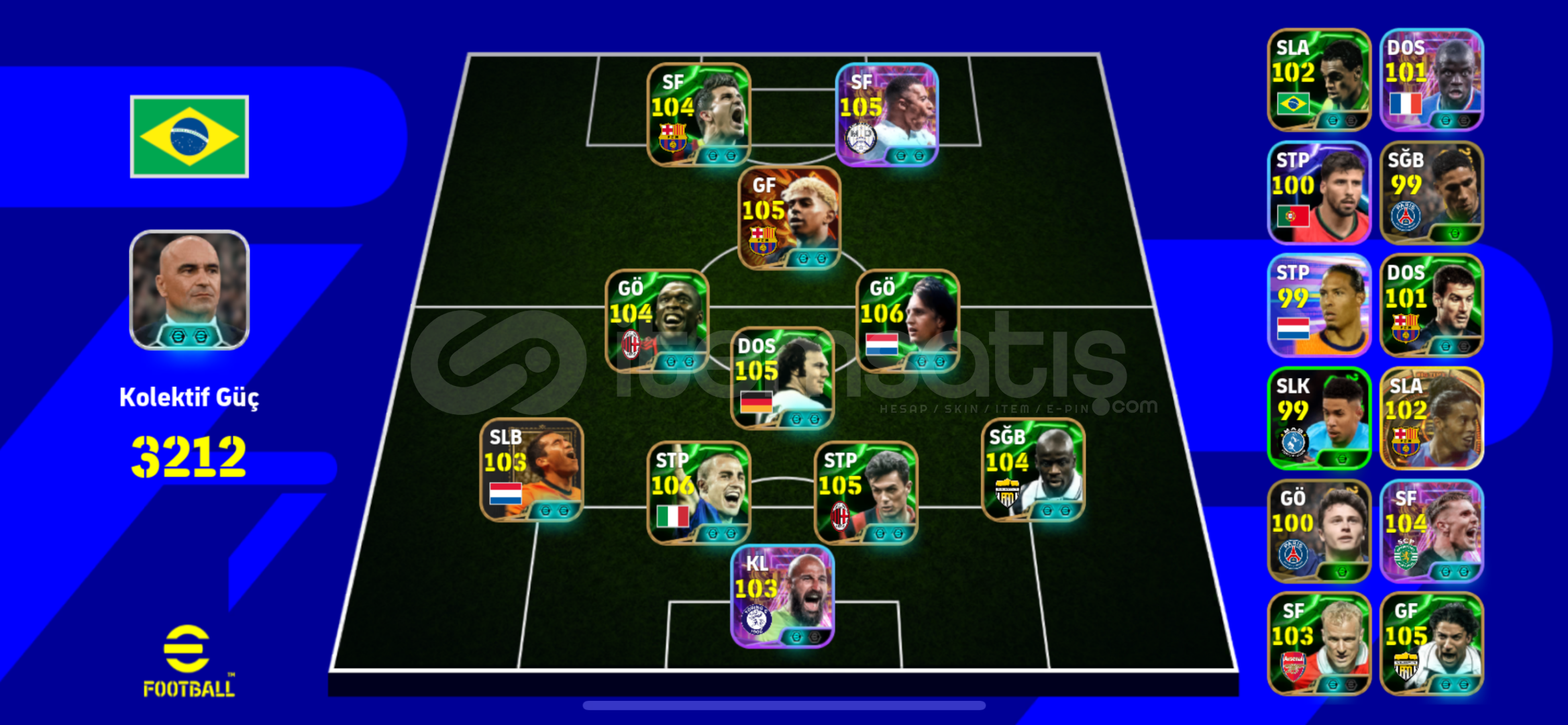 Efootball MİS GİBİ FRESH HESAP Efootball MİS GİBİ FRESH HESAP