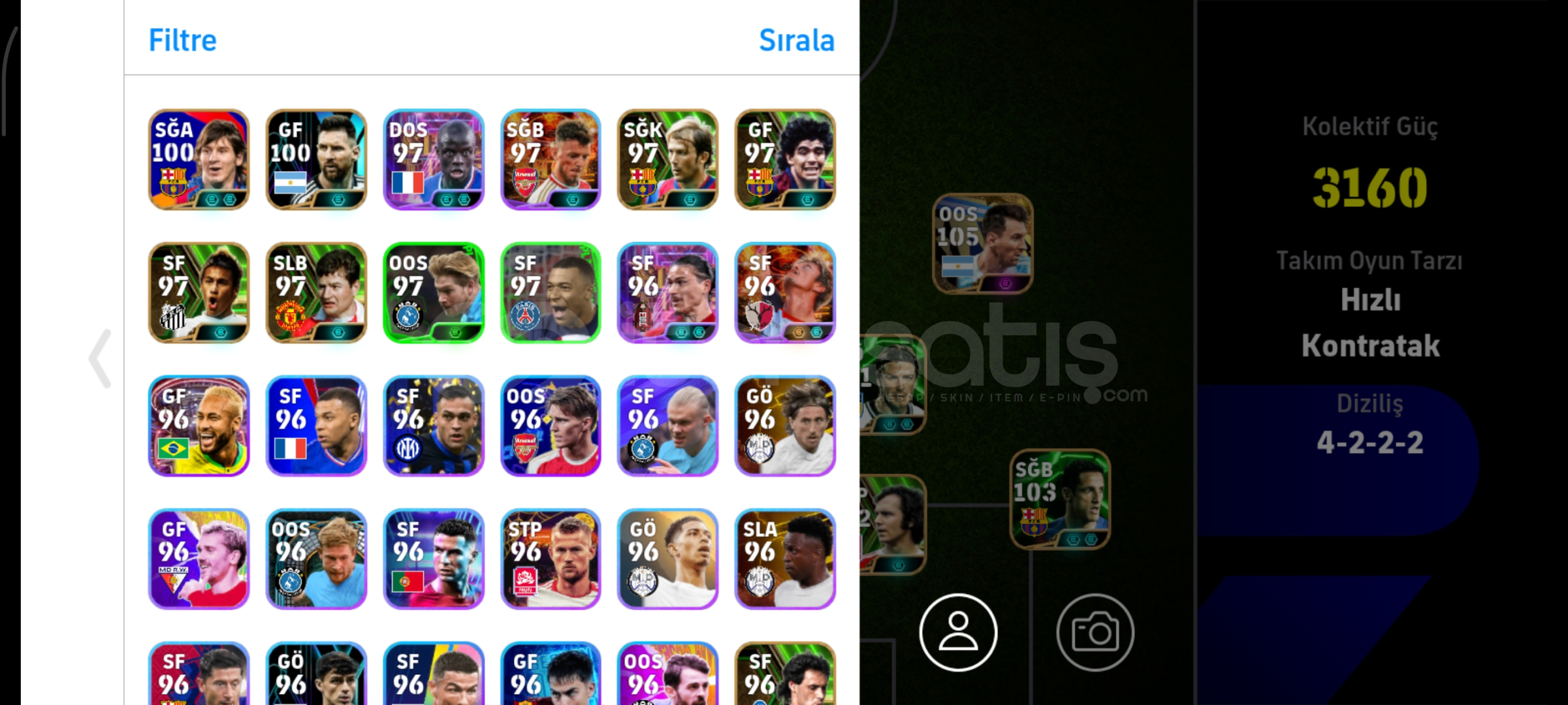 Efootball mobil hesap  Efootball mobil hesap