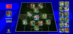eFootball Mobile 3291 Güç Full İkon Kadro eFootball Mobile 3291 Güç Full İkon Kadro