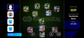 eFootball Mobile | Raúl + Messi | 3127 Güç |