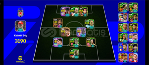 Efootball Müthiş bombacı Sonlu Hesap