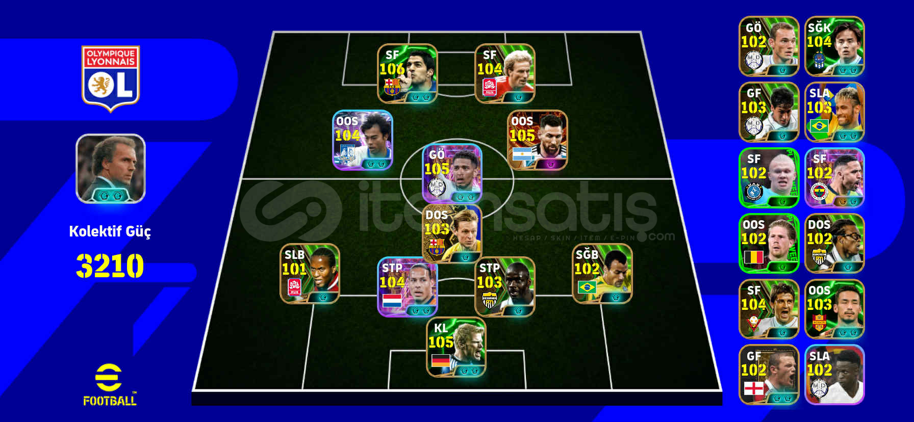 Efsana hücüm hattı ve defans bu fiyata kaçmazz Efsana hücüm hattı ve defans bu fiyata kaçmazz