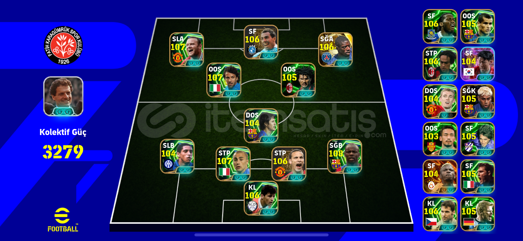 Efsane 3285 TEKBAĞ hesap nadir hesaplardan  Efsane 3285 TEKBAĞ hesap nadir hesaplardan