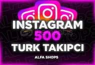 ⭐[EFSANE] 500 TÜRK TAKİPÇİ İNSTAGRAM