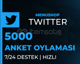 ⭐(EFSANE)⭐5000 ANKET OYLAMASI TWİTTER ⭐