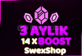 ⭐[Efsane]⭐anında 3 aylık 14x server boost