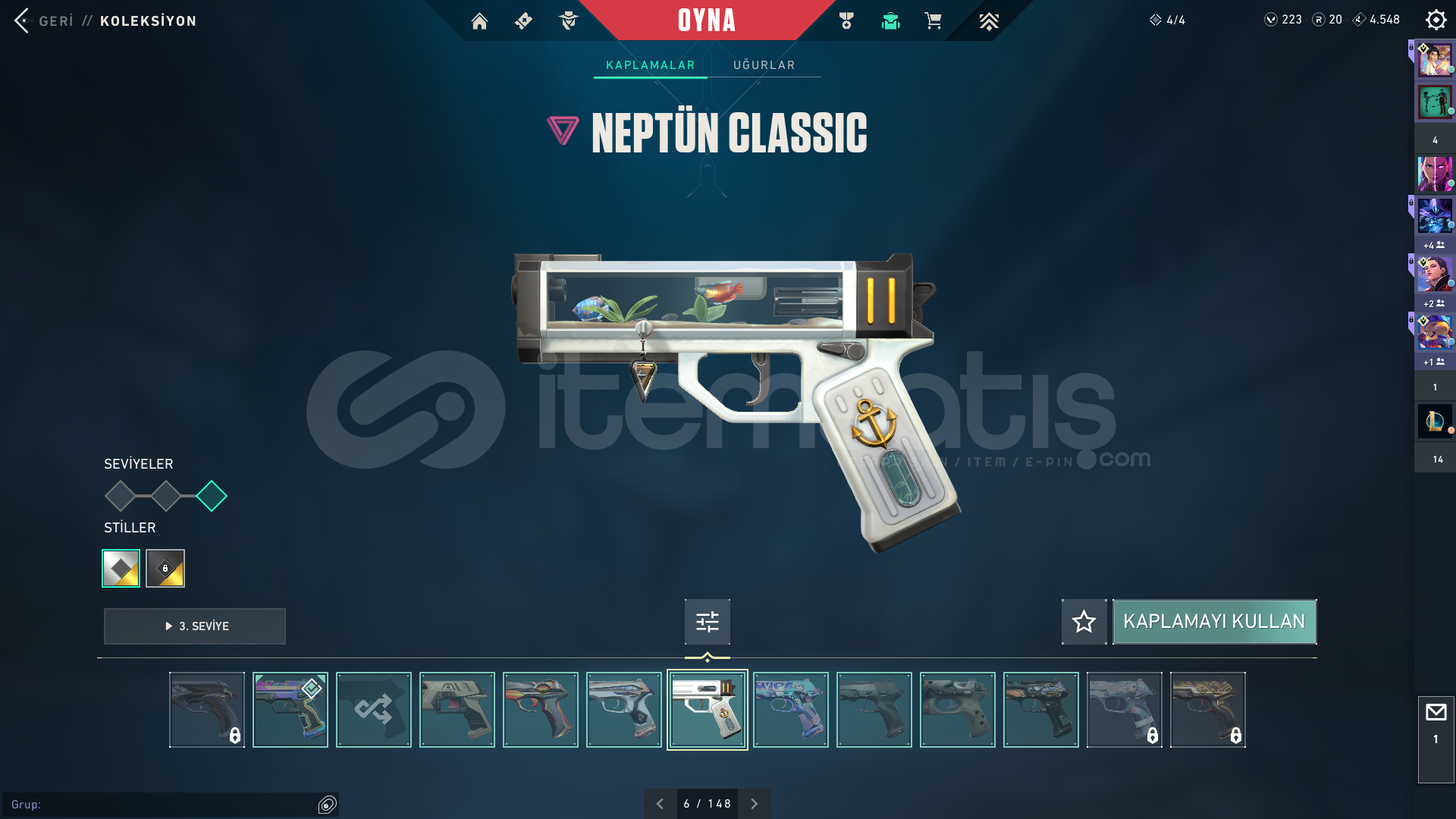 30 SKİNLİ BU HESAP KAÇMAZ ! (AÇIKLAMAYI OKU) 30 SKİNLİ BU HESAP KAÇMAZ ! (AÇIKLAMAYI OKU)