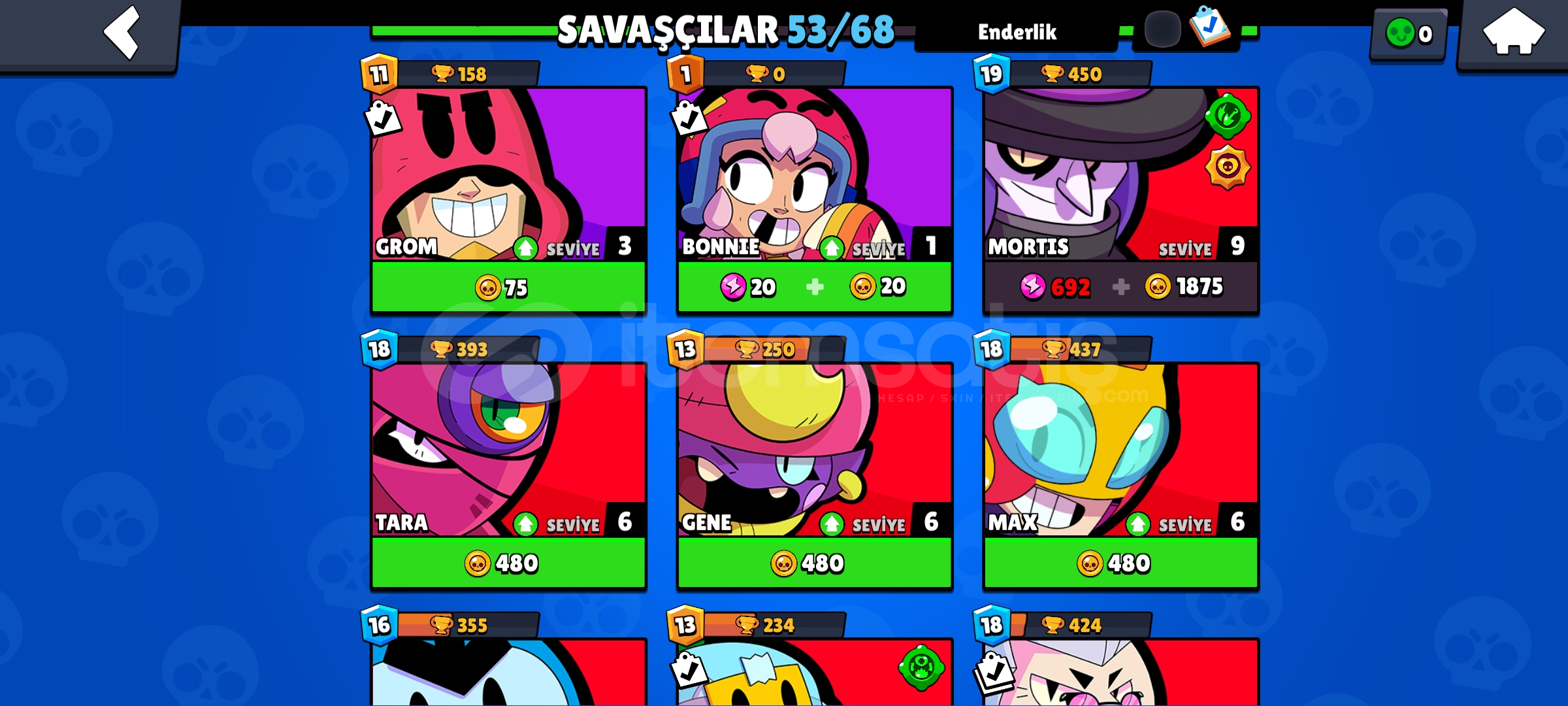 Legendary brawlstars account - 1647767 | İtemsatış