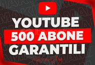 ⭐[ORGANIK] GERÇEK 500 ABONE YOUTUBE