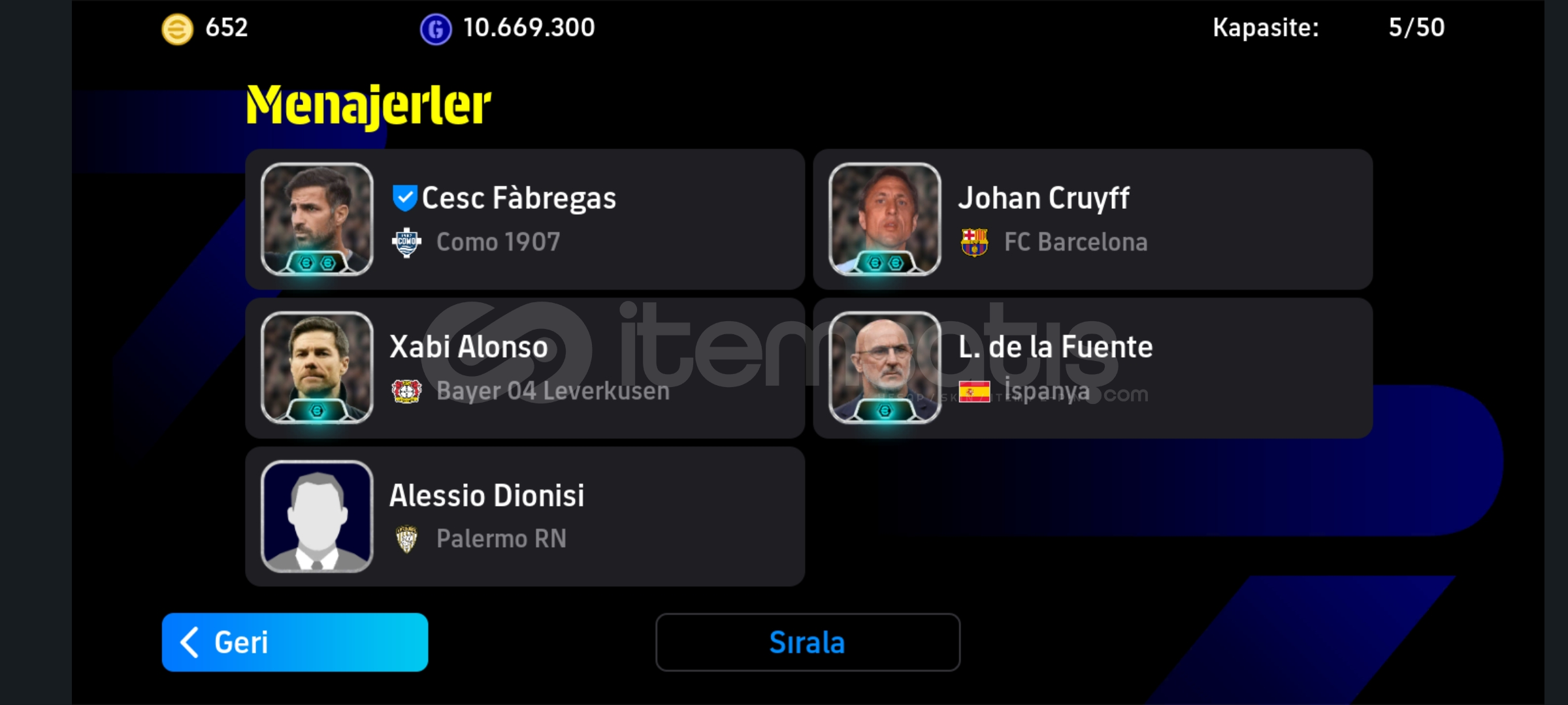 Efsane hesap 107 bale 104 dida 105 bebeto  Efsane hesap 107 bale 104 dida 105 bebeto