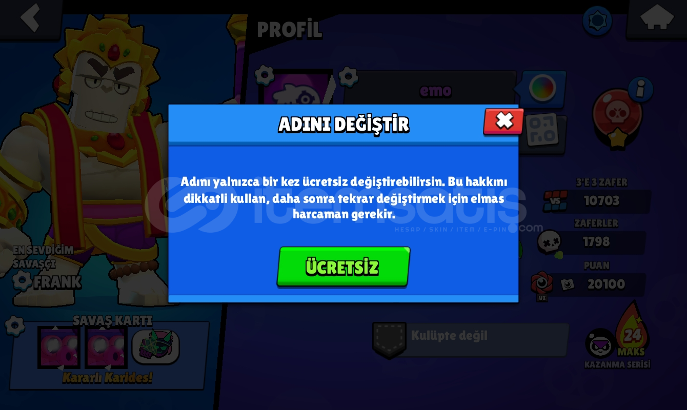 Efsane hesap Efsane hesap