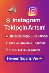 ⭐ [EFSANE] İnstagram 10.000 Türk Takipçi ⭐