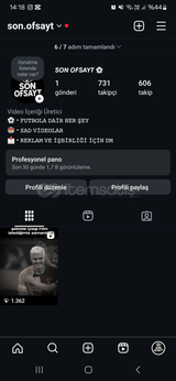 EFSANE KEŞFETİ AÇIK İNSTAGRAM HESABI 