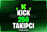 ⭐[EFSANE] Kick 250 Takipçi ⭐