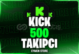 ⭐[EFSANE] Kick 500 Takipçi ⭐