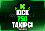 ⭐[EFSANE] Kick 750 Takipçi ⭐