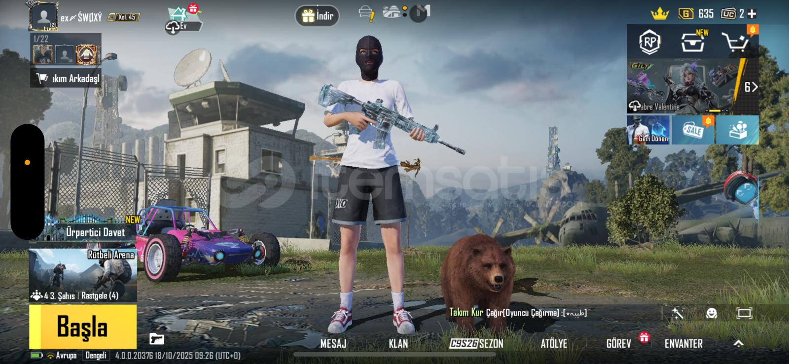 EFSANE MUKEMMEL PUBG HESABİ EFSANE MUKEMMEL PUBG HESABİ