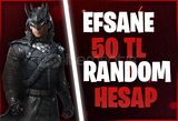 ⭐EFSANE+⭐PUBG RANDOM HESAP+ 