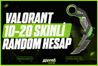 ⭐10-20 SKİNLİ RANDOM HESAP VALORANT⭐
