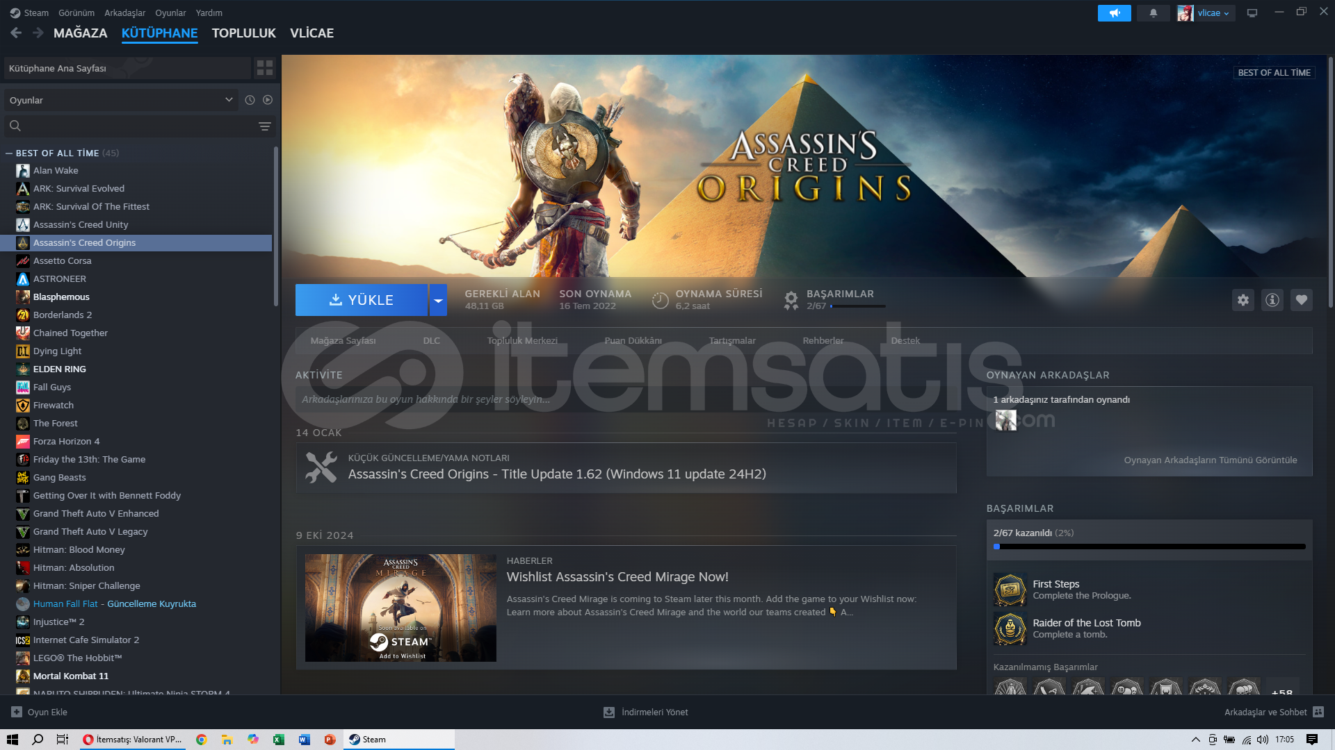 efsane steam hesap mükemmel oyunlar dolu efsane steam hesap mükemmel oyunlar dolu